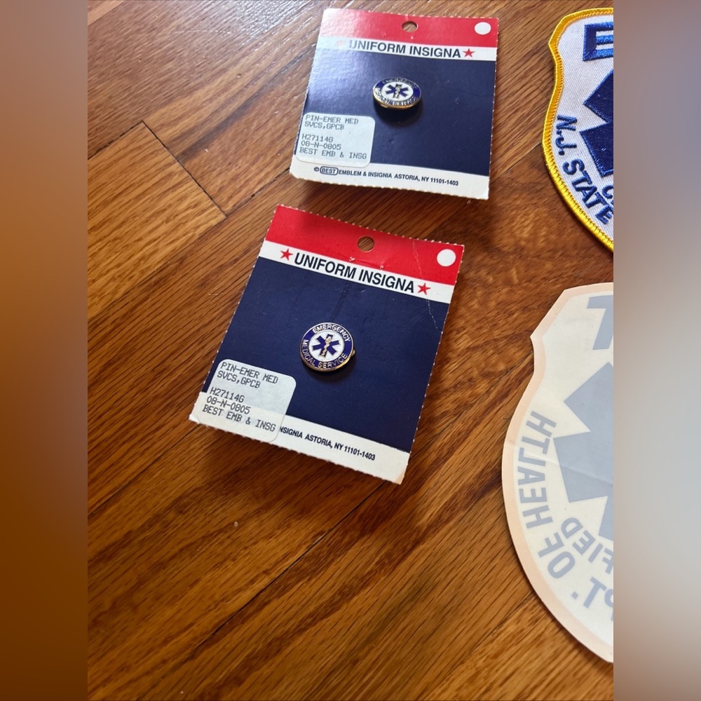 EMS Uniform Insignia Pins